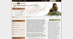 Desktop Screenshot of mammaliabol.org