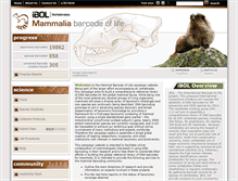 Tablet Screenshot of mammaliabol.org